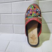 Handmade Moroccan Babouche Slippers For Women – Amazigh Berber Style – Colorful Traditional Moroccan Shoes – Ethnic Artisan Slippers